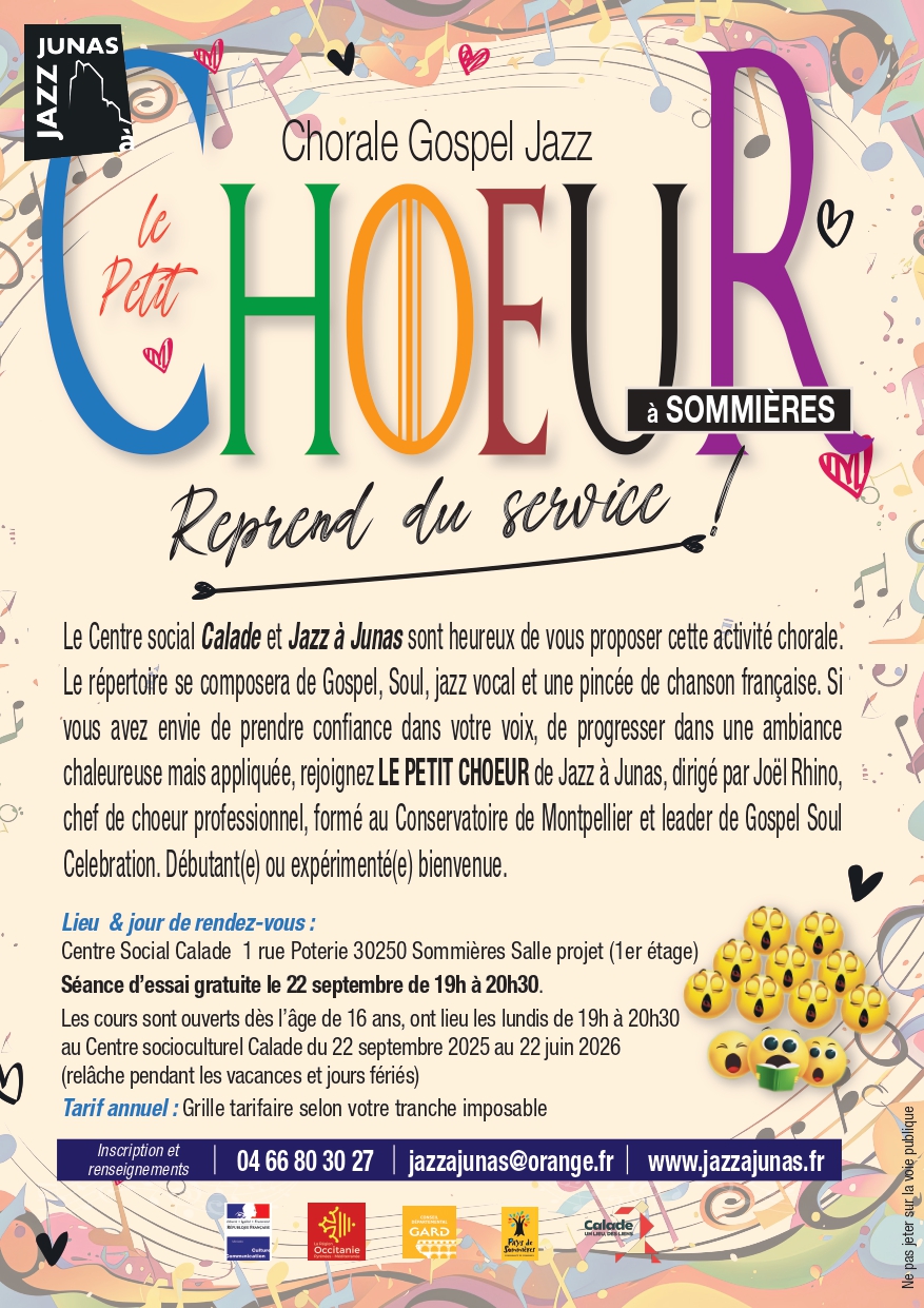 CHORALE LE PETIT CHOEUR de JAZZ A JUNAS