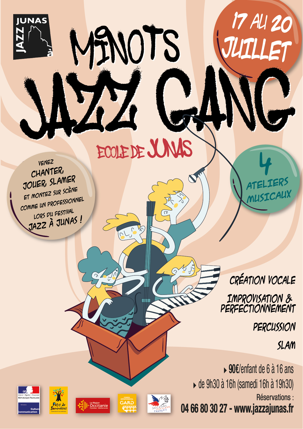 MINOTS JAZZ GANG de 6 à 16 ans