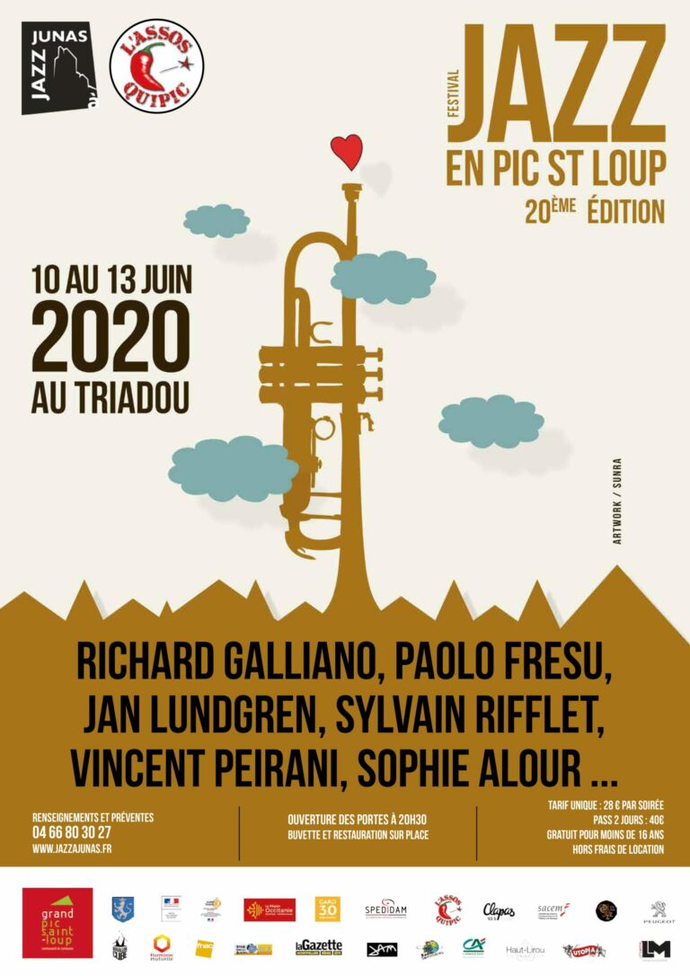 Affiche Jazz en Pic Saint Loup 2020