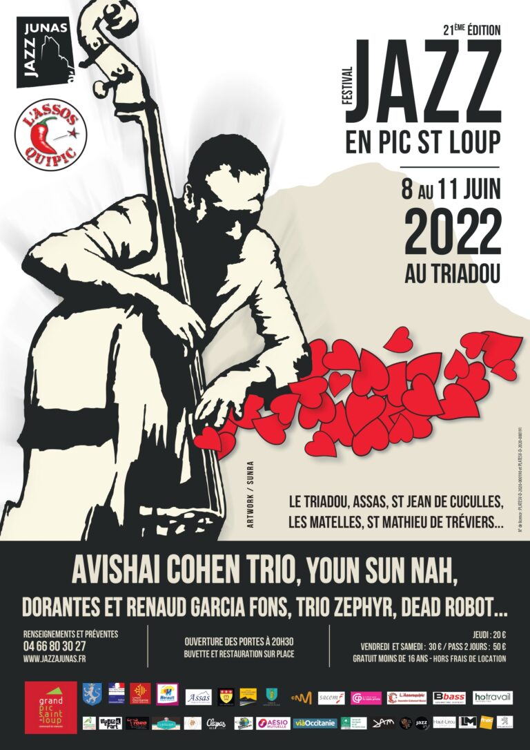 Affiche Jazz en Pic Saint Loup 2022