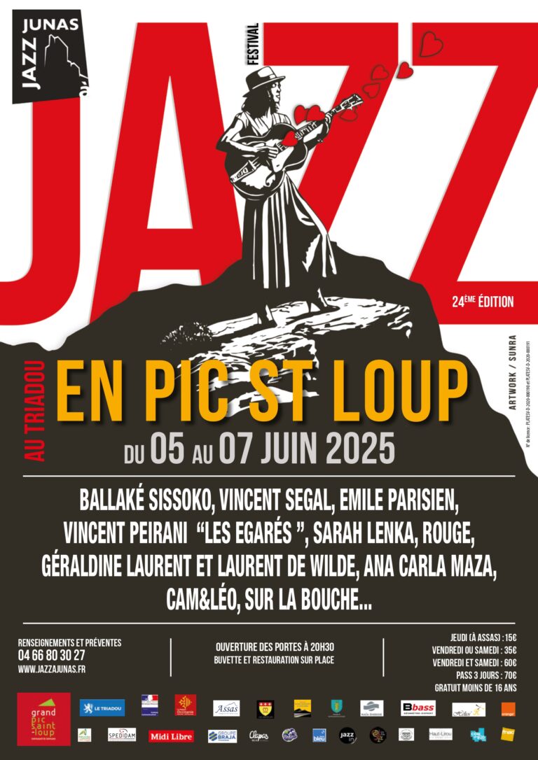 Affiche Jazz en Pic Saint Loup 2025