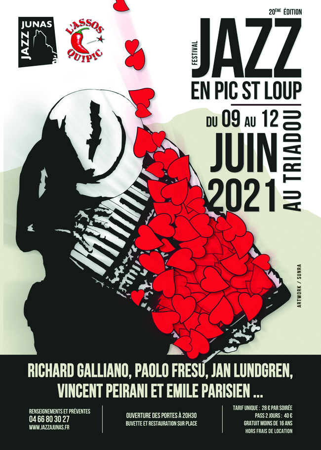 Affiche Jazz en Pic Saint Loup 2021
