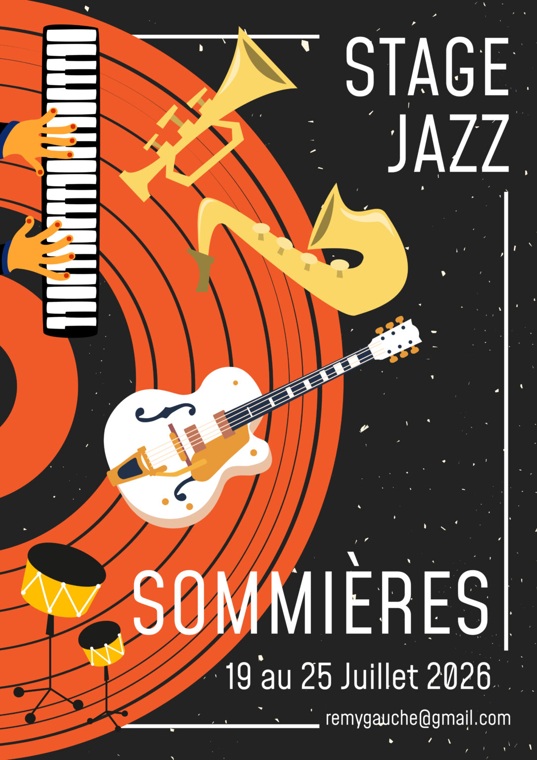Affiche Stage Jazz Sommieres ete 2026 1085x1536