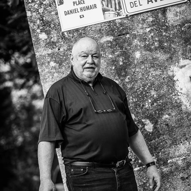 Daniel Humair Plaque de rue à Junas